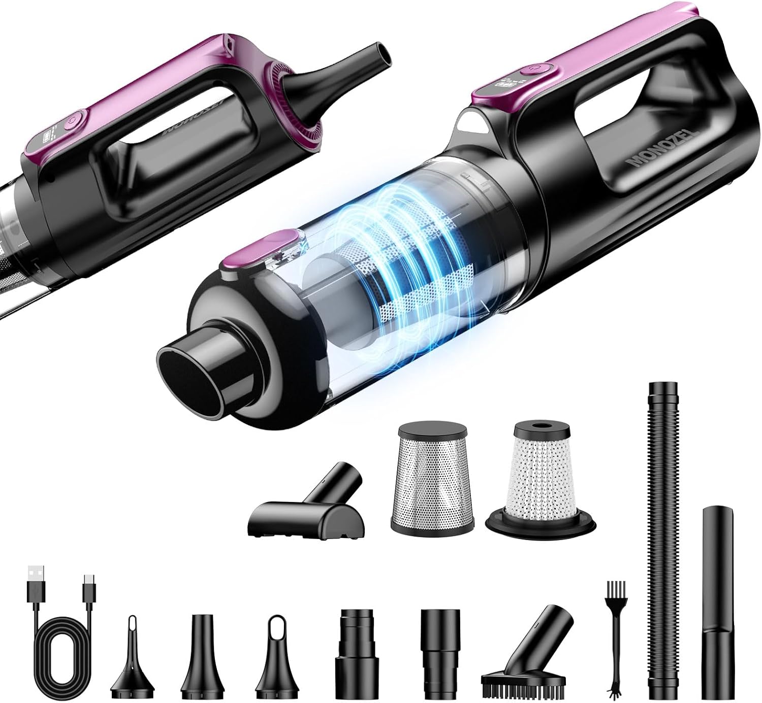 MONOZEL Handheld Vacuum Cordless Pro